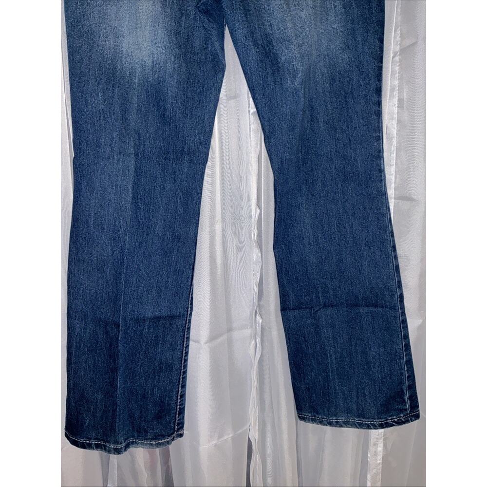 Women’s Y2K Style Flattering Bootcut Jeans With Rhinestone Pockets Size 12 - Picture 11 of 11